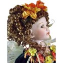 Ceramiczny Elf Ręcznie Malowany Wysokość 60 cm - Kolor Zielono-Rudy