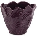 Ceramiczny Wazon Dekoracyjny z Antypoślizgowymi Podkładkami - Fioletowy