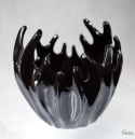 Ceramiczny wazon dekoracyjny w kolorze różowym 15x15 cm