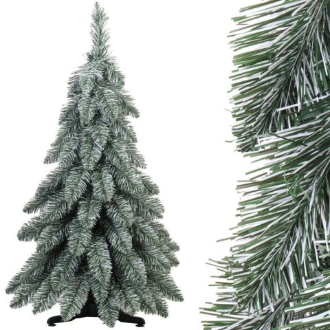 Choinka Sztuczna GOLIAT 'OLA' Wysokość 90 cm, Kolor Zielono-Biała, Wyprodukowana w Polsce
