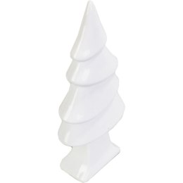 Choinka ceramiczna dekoracja świąteczna biała