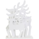 Drewniany Renifer 3D z Lampkami LED do Dekoracji Wnętrz