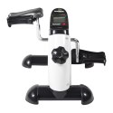 Kompaktowy rower treningowy rotor do ćwiczen rowerek rehabilitacyjny 2w1 biały