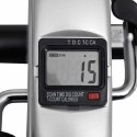 Kompaktowy rower treningowy rotor do ćwiczen rowerek rehabilitacyjny 2w1 srebrny