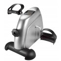 Kompaktowy rower treningowy rotor do ćwiczen rowerek rehabilitacyjny 2w1 srebrny