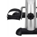 Kompaktowy rower treningowy rotor do ćwiczen rowerek rehabilitacyjny 2w1 srebrny
