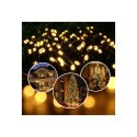 Lampki choinkowe, 140 LED, zewnętrzne, ciepły biały