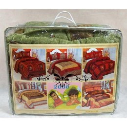 Narzuta gruba oliwkowa