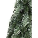 Sztuczna Choinka Marcinek na Naturalnym Pniu - Polski Produkt, Wys. 120 cm, Kolor Zielono-biały, Gotowa do Rozłożenia, Świeża z 